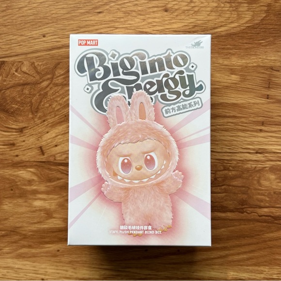 Pop Mart Other - Pop Mart The Monsters Big Into Energy Labubu Blind Box Plush Pendant Keychain